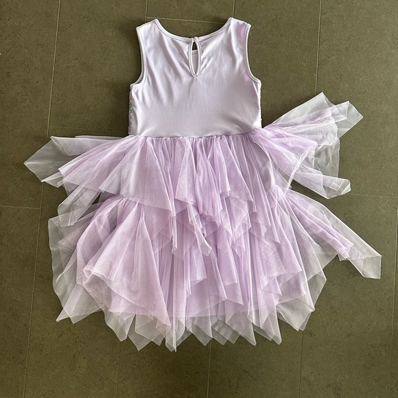 Lavender sparkle dress 6X - Picture 7 of 7